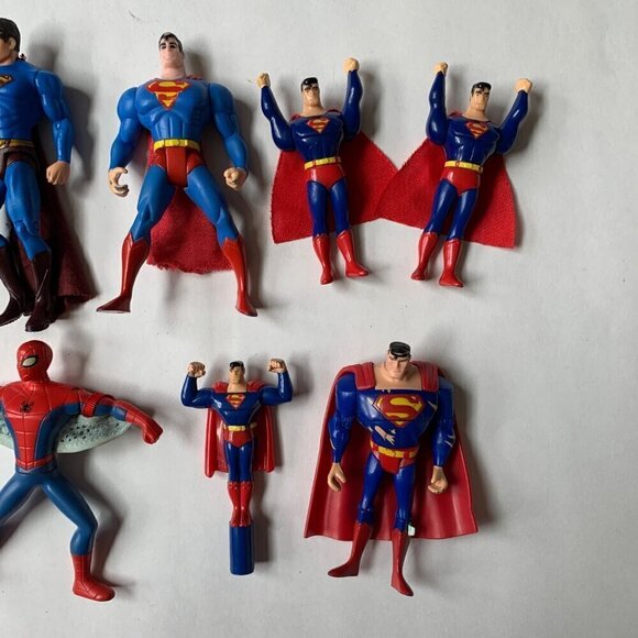 Vintage Mixed Lot Superman Plastic Figures - Picture 4 of 5